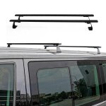 Barres de toit transversales pour nissan primastar 2001 - 2014 noir