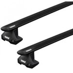 Barres de toit volkswagen passat cc (02 / 08 - 01 / 12) thule wingbar evo black alu - thule