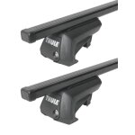 Barres de toit volkswagen polo break (04 / 97 - 09 / 01) thule squarebar acier - thule