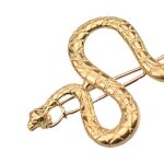 Barrettes a cheveux en forme de serpent pour femmes et filles, style boho, epingles a cheveux en alliage ...