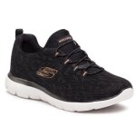 Baskets skechers leopard spot 149037 / bkrg - noir - 36 1 / 2