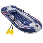 Bateau gonflable 3 / 4 places 307 x 126 cm pack complet pagaies + pompe bestway