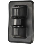 Bateaux gonflables support de boucle de corde rouleau d'ancrage de roue patchs de montage noir