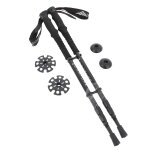 Btons de marche vendus a la paire guidetti nature hike black noir