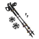 B�tons de marche vendus a la paire guidetti t3 light grenat noir unique