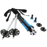 B�tons de marche vendus a la paire tsl tour alu 5 ligth twist bleu 20551