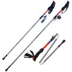 Btons de marche pliants ultralgers en aluminium, btons tlescopiques pour le camping et la randonne ...