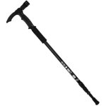 B�ton de marche, randon�e ou trekking extensible - ultra - l�ger - torche 5 led - boussole