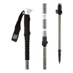 Bton marche vendu a l'unit elementerre baton de randonnee speed - lock gris clair unique