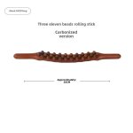 Bton de massage a jambes et corps en bois original avec 8 perles bton de mcanisme de 10 perles carbonis ...