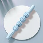 Bton de massage de yoga avec dents de loup, rouleau de relaxation musculaire du mollet fin - type 4 ...