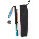 Bâton de montagne pliable ultra léger en alliage d'aluminium 7075 pour randonnée en plein air et trekking ... Bâton de montagne pliable ultra léger en alliage d'aluminium 7075 pour randonnée en plein air et trekking ...