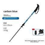 Bton de montagne portable ultra art en fibre de carbone a trois nodes anti - choc t - handle bton de ...