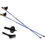 Btons de randonne avec poigne en lige vritable tlescopique # pour homme et femme bleu lger et ...