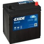 Batterie auto exide excell eb356 35ah 240a 12v