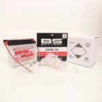 Batterie bs battery pour moto suzuki 80 ts er 1981 a 1983 6n4b - 2a / 6v 4ah neuf