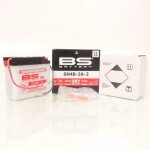 Batterie bs battery pour moto yamaha 50 rd mx 1981 a 1984 6n4b - 2a - 3 / 6v 4ah neuf