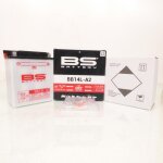 Batterie bs battery pour quad arctic cat 375 4x2 / 4x4 2002 - 2004 yb14l - a2 / 12v 14ah neuf