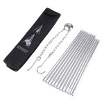 Batterie de cuisine pour pique nique, trpied en alliage d'aluminium, marmite suspendue, camping en plein ...