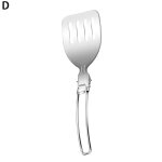 Batterie de cuisine pliable en acier inoxydable avec poigne de verrouillage, spatule de camping portable, ...