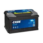 Batterie exide excell lb4 12v 80ah 700a 315x175x175 + d eb802