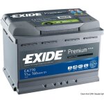 Batteries exide premium pour dmarrage et equipements de bord