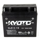 Batterie kyoto pour moto bmw 1100 k lt abs 1992 a 1999 sla12 - 19 / 12v 18ah neuf Batterie kyoto pour moto bmw 1100 k lt abs 1992 a 1999 sla12 - 19 / 12v 18ah neuf