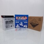 Batterie kyoto pour moto cagiva 125 aletta oro 1985 a 1987 yb12a - a / 12v 12ah neuf