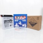 Batterie kyoto pour moto kawasaki 500 gpz s ex 2 disques 1988 a 2005 neuf