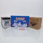 Batterie kyoto pour moto yamaha 125 rs dx 1977 a 1982 6n4 - 2a - 2 / 6v 4ah neuf