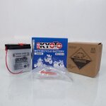 Batterie kyoto pour moto yamaha 350 tt 1986 a 1997 6n2 - 2a - 4 / 6v / plomb neuf