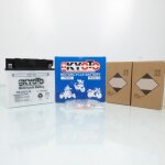 Batterie kyoto pour quad bombardier 500 quest 4x4 auto 2002 a 2004 yb16cl - b / 12v 19ah neuf