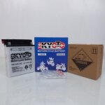 Batterie kyoto pour quad polaris 500 scrambler 4x2 / 4x4 1998 a 2005 yb14a - a2 / 12v 14ah neuf
