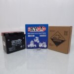 Batterie kyoto pour scooter aprilia 125 mojito custom 2003 a 2011 ytz7s - bs / 12v 6ah neuf