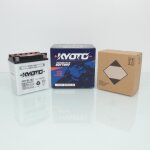Batterie kyoto pour scooter gilera 180 fxr runner 2t - grimeca 1999 a 2002 yb10l - b2 / 12v 11ah neuf ...