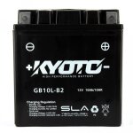Batterie kyoto pour scooter piaggio 125 beverly tourer euro3 2008 a 2010 yb10l - b2 / 12v 10ah neuf