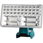 Pour batteries li - ion 14, 4 v 18 v bl1860 lampe de poche led 3200 lm 30 w lumineuse lampe de poche ...