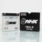 Batterie nhk pour moto aprilia 125 rx r 1990 a 1995 yb5l - b / 12v 1. 6ah neuf