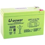Batterie plomb agm 12v 7. 2ah f2 6, 3mm - master u - power - mu - up7. 2 - 12f2 - vert - 15. 1 x 6. 5 ...