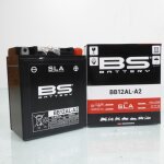 Batterie sla bs battery pour scooter aprilia 125 atlantic 2003 a 2012 yb12al - a2 / 12v 12ah neuf
