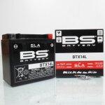 Batterie sla bs battery pour scooter suzuki 650 an burgman k6 - l0 2006 a 2010 ytx14l - bs / 12v 12ah ...
