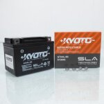 Batterie sla kyoto pour moto yamaha 125 tt - r e petites roues 2002 a 2010 ytx4l - bs sla / 12v 3ah neuf ...