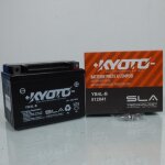Batterie sla kyoto pour scooter malaguti 50 f10 jet line 1994 a 2005 yb4l - b sla / 12v 4ah neuf