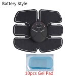 Batterie de style - ceinture abdominale pour tonifier les muscles, appareil portable de fitness pour ...