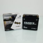 Batterie yt14b - 4 12v 12ah sla fe pour moto yamaha 1300 xjr 1999 a 2006 neuf