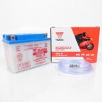 Batterie yuasa pour moto gilera 50 rcr 2004 a 2017 yb4l - b / 12v 4ah neuf