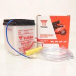 Batterie yuasa pour moto yamaha 350 tt 1986 a 1993 6n4 - 2a - 7 / 6v 4ah neuf
