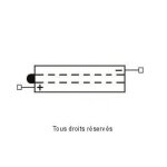 Batterie yuasa pour moto yamaha 600 tt 1984 a 1985 6n2 - 2a - 4 / 6v / plomb neuf