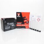 Batterie yuasa pour scooter daelim 250 sv s3 2012 a 2014 neuf