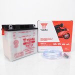 Batterie yuasa pour scooter peugeot 125 elyseo 1998 a 2004 yb7 - a / 12v 8ah neuf